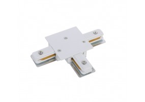 Įleidžiamo bėgelio jungtis PROFILE RECESSED T-CONNECTOR WHITE